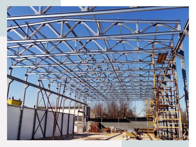 Строительство цехов в Санкт-Петербург от 638 руб. под ключ