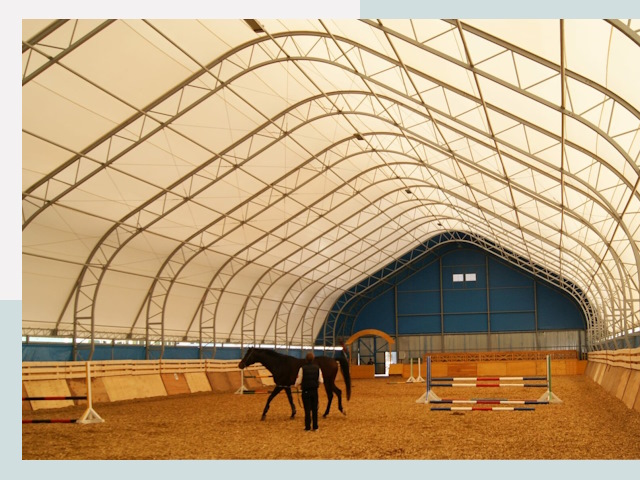 Строительство конных манежей в Санкт-Петербурге