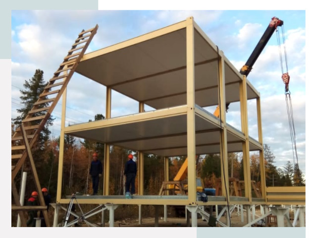 Строительство модульных здания Санкт-Петербург