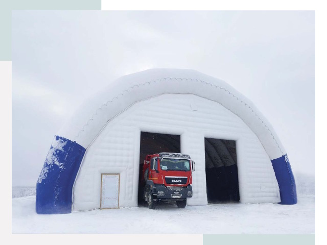 Мобильные ангары в Санкт-Петербурге