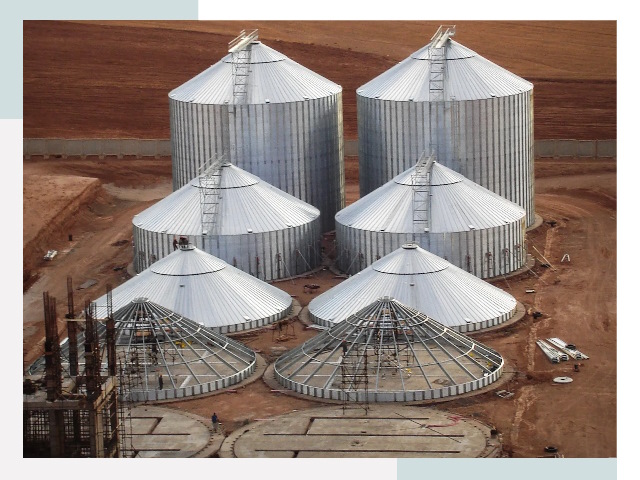 Строительство зерновых силосов в Санкт-Петербурге