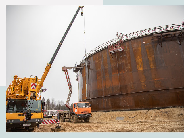 Монтаж резервуаров в Санкт-Петербурге от 638 руб. за м³