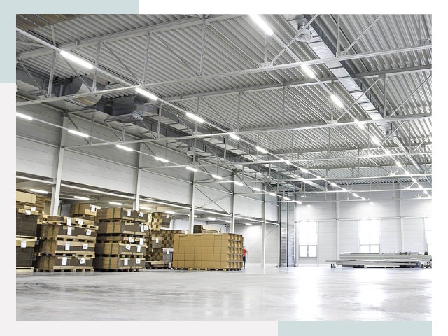 Освещение ангаров в Санкт-Петербурге