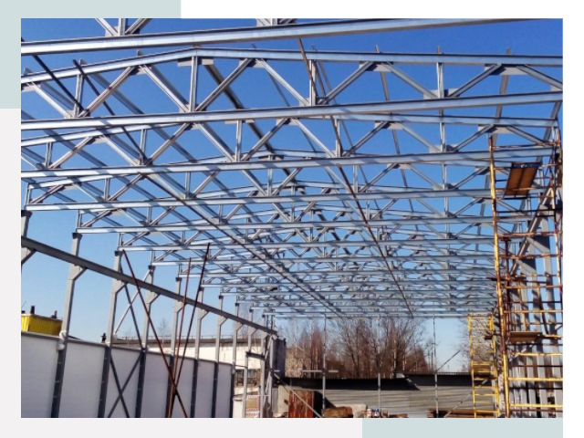 Металлокаркасы для складов в Санкт-Петербурге