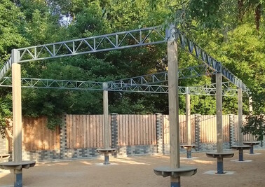 Терраса из металлоконструкций под ключ, проектирование, изготовление и монтаж от СтальСтрой-Снк